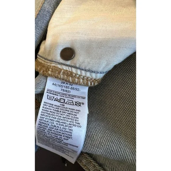 GAP   Slim Men's Jeans in GapFlex with Washwell Size 29 x32  NWT - Picture 5 of 6